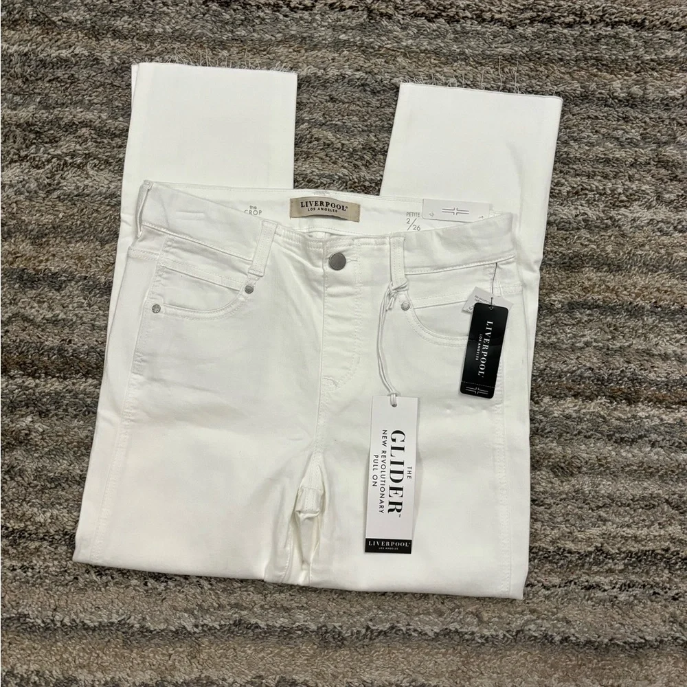 Liverpool Glider Cropped Pull-On Jeans Sz 2/26P NWT | Liverpool Pull-On Cropped- - Picture 3 of 15